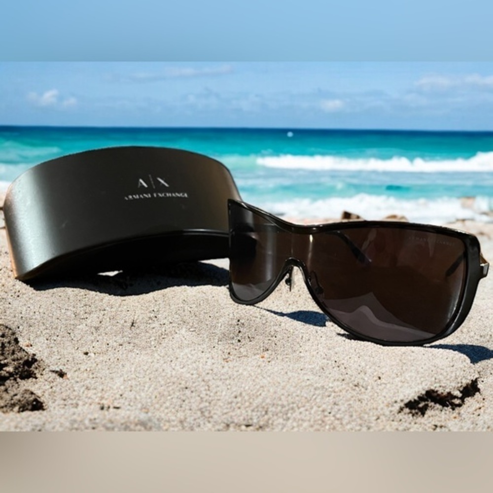 A|X Armani Exchange Wrap Style Sunglasses